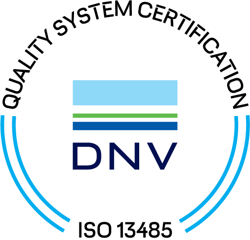 ISO 13485 certified by DNV