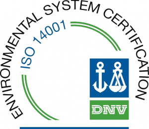 ISO 14001 certified by DNV
